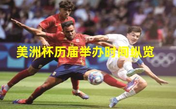 美洲杯历届举办时间纵览